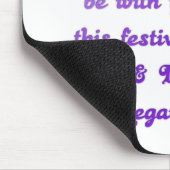 "Dear Friend" feestelijke seizoensgroet Muismat (Hoek)