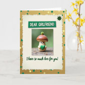 Dear Girlfriend Love Card Kaart (Gele Bloem)