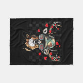 Dear Hunting Valentines Day Call Me Dude Valentine Fleece Deken (Voorkant (Horizontaal))