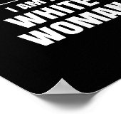 Dear Lice I Am A White Woman Shirt Funny Gift  Poster (Hoek)