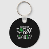Dear Liver Irish St Patricks Day Men  Sleutelhanger (Voorkant)
