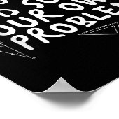 Dear Math Grow Up Funny Math Problem Quote Boys Gi Poster (Hoek)