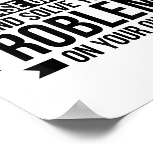 Dear Math Please Grow Up Mathematician Math Equati Poster (Hoek)