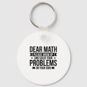 Dear Math Please Grow Up Mathematician Math Equati Sleutelhanger (Voorkant)