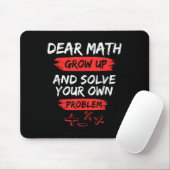 Dear Math Quote Funny For Teacher And Student Muismat (Met muis)