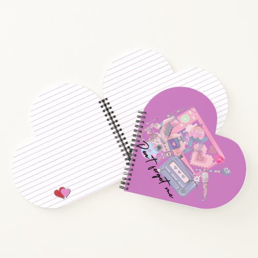 Dear Memories – Pink Y2K Nostalgic Notebook Notitieboek (Binnen)