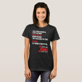 Dear Person Behind me I Hope You Know Jesus Loves T-shirt (Voorkant volledig)