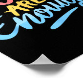 Dear Person Behind Me You Are Enough Love Awarenes Poster (Hoek)