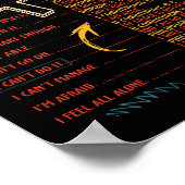 Dear Person Behind Me You Say God Says Insration C Poster (Hoek)