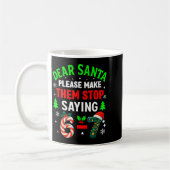 Dear Santa 67 Funny Christmas Six Seven 6-7 Men Wo Koffiemok (Links)