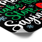 Dear Santa 67 Funny Christmas Six Seven 6-7 Men Wo Poster (Hoek)