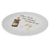 Dear Santa Champagne Design Snijplank (Hoek)