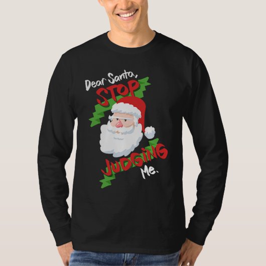 Dear Santa Christmas  for Women T-shirt (Voorkant)