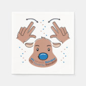 Dear Santa Claus in Sign Language Servet (Voorkant)