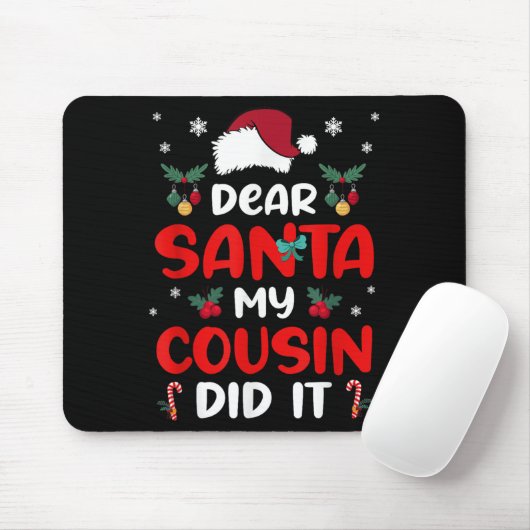 Dear Santa Cousin Did Its Candy Cane Christmas Par Muismat (Met muis)