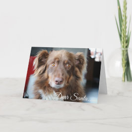 Dear Santa, Define Naughty Funny Christmas Card Feestdagen Kaart