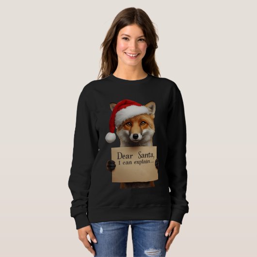 . Dear Santa Dog T-Shirt (Voorkant volledig)