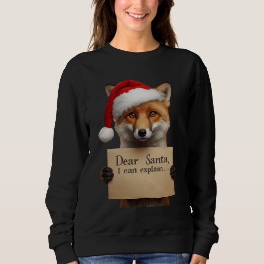 . Dear Santa Dog T-Shirt (Voorkant)