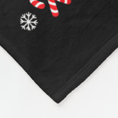 Dear Santa Fat Bank Account Skinny Body Funny Chri Fleece Deken (Hoek)