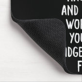 Dear Santa Funny Inappropriate Christmas Muismat (Hoek)