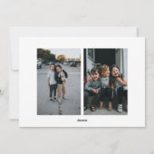 Dear Santa, How About a Do-Over Multiple Photo  Feestdagenkaart (Achterkant)