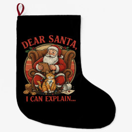 Dear Santa I Can Explain Christmas Stockings Grote Kerstsok