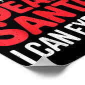 Dear Santa I Can Explain Funny Christian  Poster (Hoek)