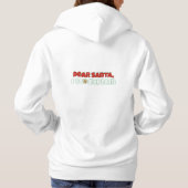 Dear Santa, I Can Explain Funny Christmas Hoodie (Achterkant)