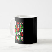 Dear Santa I Can Explain Funny Christmas Kids Men  Koffiemok (Voorkant links)