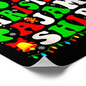 Dear Santa I Can Explain Funny Christmas Kids Men  Poster (Hoek)