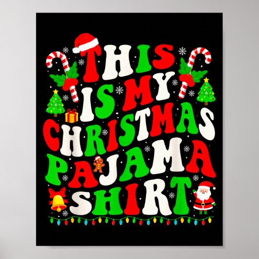 Dear Santa I Can Explain Funny Christmas Kids Men  Poster (Voorkant)
