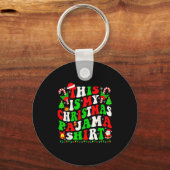 Dear Santa I Can Explain Funny Christmas Kids Men  Sleutelhanger (Voorkant)