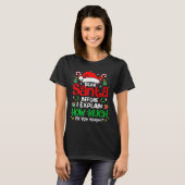Dear Santa I Can Explain Funny Christmas Men Women T-shirt (Voorkant volledig)
