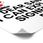 Dear Santa I Can Explain Funny Dog Christmas Mug Poster (Hoek)