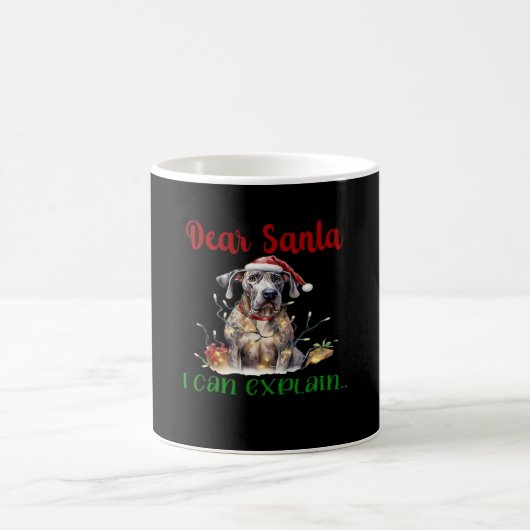 Dear Santa I Can Explain Great Dane Essential T-Sh Koffiemok (Center)