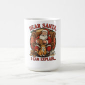 Dear Santa I Can Explain Mug Koffiemok (Center)