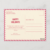 Dear Santa I Can Explain Pet Dog Photo Christmas Briefkaart (Achterkant)