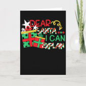 Dear Santa I Can Explain Shirt Christmas Quote  Kaart (Voorkant)