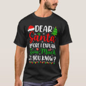 Dear Santa I Can Explain Shirt Kids Boys Funny Chr (Voorkant)