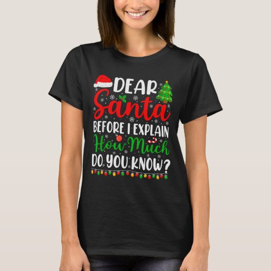 Dear Santa I Can Explain Shirt Kids Boys Funny Chr (Voorkant)