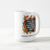 Dear Santa, I Tried to Teach Them… Teacher Gift Koffiemok (Voorkant rechts)