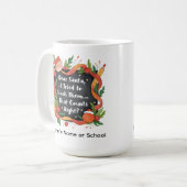 Dear Santa, I Tried to Teach Them… Teacher Gift Koffiemok (Voorkant links)