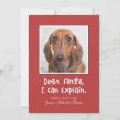 DEAR SANTA IK KAN VERKLAREN Voeg je foto toe (Voorkant)