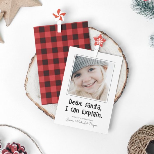 DEAR SANTA IK KAN VERKLAREN Voeg je foto toe