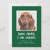 DEAR SANTA IK KAN VERKLAREN Voeg je foto toe (Voorkant)