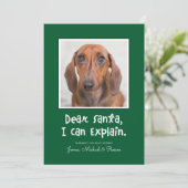 DEAR SANTA IK KAN VERKLAREN Voeg je foto toe (Staand voorkant)