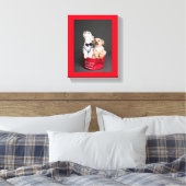 DEAR SANTA, IK WIL ALLE BOTTEN CANVAS AFDRUK (Insitu (Slaapkamer))