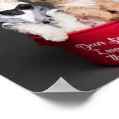 DEAR SANTA, IK WIL ALLE BOTTEN POSTER (Hoek)