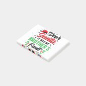 Dear Santa It Was My Brother's Fault Kids Funny Ch Post-it® Notes (Schuin)
