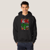 Dear Santa It Was My Wife's Fault Santa Naughty Co Hoodie (Voorkant volledig)